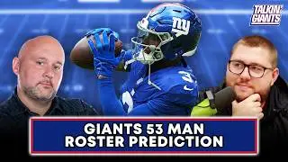 Giants Final 53 Man Roster Prediction | 1012