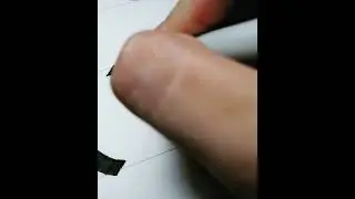 How to Write Capital Letter R in Rotunda Hand #shorts