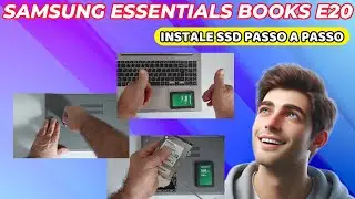 NOTEBOOK SAMSUNG BOOK E20 - Como instalar o SSD r&aacute;pido e f&aacute;cil