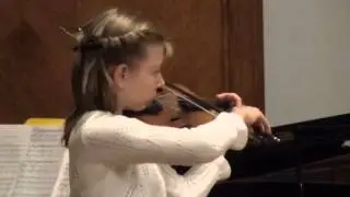 Tjada Geige 11 Jahre Fritz Kreisler Praeludium and Allegro in the Style of Pugnani Baden-Baden 2015