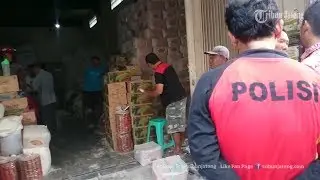 Satreskrim Polres Kudus Menggerebek Gudang Gula Rafinasi