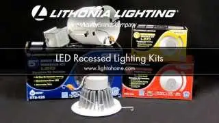 LED Recessed Lighting Kits from Lithonia Lighting