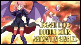 INSANELY LUCKY SUMMONS, DOUBLE MILIM ANIMATIONS ON SINGLES | Slime: Isekai Memories