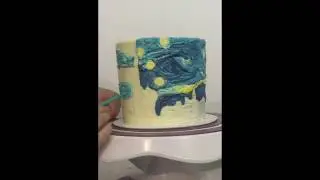 Starry Night - Van Gogh - The cake!