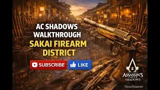 Silent Walkthrough of Sakai&rsquo;s Firearm District | AC Shadows 🏯🔥