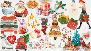 🎄Cozy Calm Night 🎁💤| Relaxing Video | Digital Art | ASMR