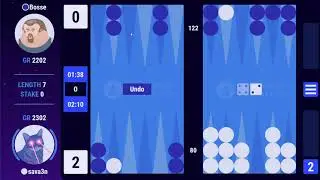 Backgammon Galaxy sava3n (6.72) vs Bosse (6.96)