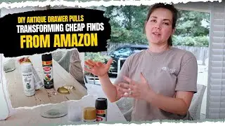 How to antique cheap drawer pulls from Amazon | Catherine Arensberg