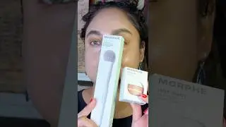 Румяна Morphe Hot Shot Blush Drops оттенка Natural Heat и кисть для румян M204 #шорты #макияж