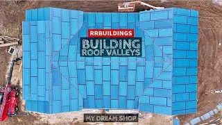 My Dream Shop Ep-25: Building Post Frame Valleys on Roof