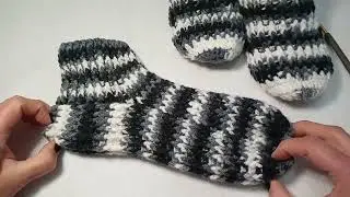 TIĞ İŞİ BOT PATİK YAPIMI ✅ (Kolay Örgü  Bot Patik Modelleri) ✅ Crochet Easy Booties -Tığ İşi - Patik