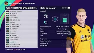 [PES 2021] WOLVERHAMPTON WANDERERS players - season 2025/2026