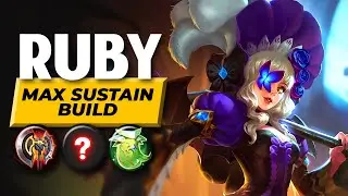RUBY is a MONSTER with Full CDR Sustain Build! | Solo-Q RUBY Gameplay