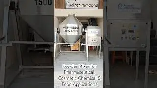 Double Cone Blender, Powder Mixer #blender #mixer #mixingmachine #powdermixermachine #powdermixer