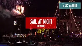 ✨ Sail Amsterdam Fireworks from the water | SAIL Closing Night in 4K HDR 🚤🎆