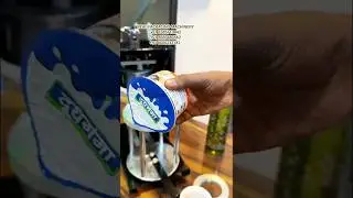 Manual Glass Packing Machine | Manual Foil Sealing Machine #foilsealing #glasspacking #waterglass