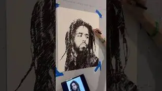 Drawing #jcole with all diagonal lines