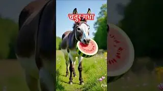 चतुर गधा की कहानी । मजेदार कहानी । पंचतंत्र
