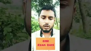 Dme exam news #dme #dmeexamdate #admitcard