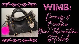 WIMB: 💗Dooney & Bourke Mini Florentine Satchel💗 | NaturallyNesh #QueenOfHearts ​⁠@momambition