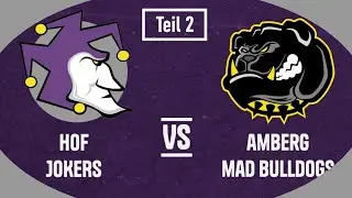 🔴 2022 Hof Jokers vs Amberg Mad Bulldogs | American Football Live Drohne | Bayernliga | drone Teil 2