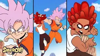 When Goku tries to fight you! #dragonball #animation
