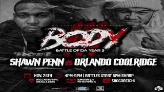 Orlando Coolridge VS Shawnn Penn - NoCoastRaps | B.O.D.Y. III