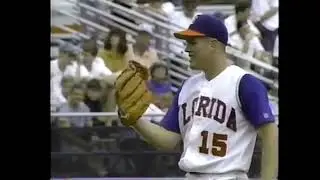 3rd AB for Walter Owens of the 1994 Miami Hurricanes facing Gator LHP John Kaufman.