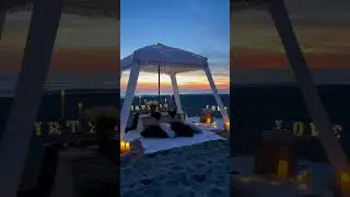 The most romantic birthday surprise #romanticdate #moonflowerevents #beachdate #picnicdate