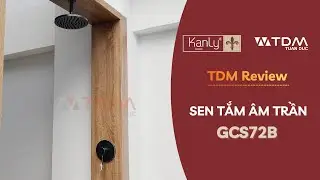 TDM.VN | Review sen &acirc;m trần &acirc;m tường n&oacute;ng lạnh Kanly GCS72B bằng đồng thau cổ điển m&agrave;u đen &aacute;nh xước