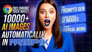 This Chrome Trick Makes AI Images Super Fast Automatically In Freepik Pikaso Image Generator