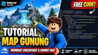 Membuat Checkpoint & Summit Map Gunung Penjelasan Lengkap dan Free Code - Roblox Studio Indonesia