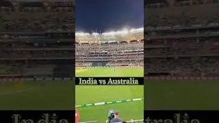 1st ODI India vs Australia: Optus Stadium 🏟 Perth, Australia | #cricket