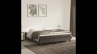 Pocketveringmatras 160x200x20 cm fluweel donkergrijs