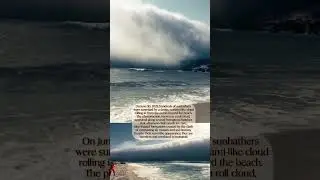 Nature&rsquo;s illusion: A roll cloud sweeps over Portugal, mimicking a tsunami but bringing only awe.