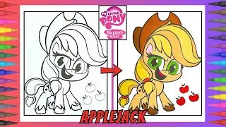 How to color Applejack From My Little Pony Friendship Is Magic