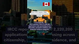New IRCC Update: Immigration Backlog Rises Slightly #CanadaImmigration #IRCCUpdate #Citizenship