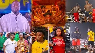 Ibrahim Mahama Surprise IShowSpeed after His boxing fight,Bukom Banku Sings for Him+happily Dances🤯