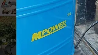 Fumigador El&eacute;ctrico MPower 20L #mpower y control de pulgas con insecticida #org&aacute;nico