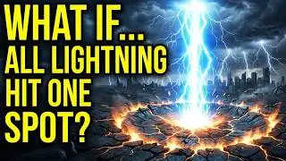 What if all the lightning on Earth struck the same place at once?