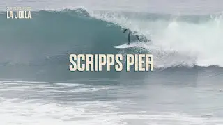 Surfing A Larger Swell at Scripps Pier