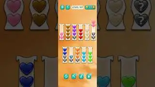 Ball Sort Level 107 solution,    Ball Sort Puz - Color Game, Playvalve, All levels, playlist