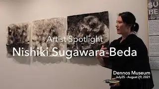 Artist Spotlight Nishiki Sugawara-Beda at Dennos Museum Center Discussing Her Works