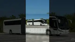 🤯Nb1 busscar articulado ser&aacute;? #videoviral #busscar #onibus #shorts