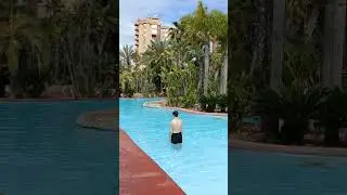 Melia Benidorm Hotel Spain Swimming pool.