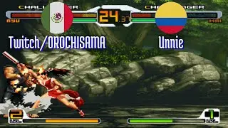FT5 @svcsplus: Twitch/OROCHISAMA (MX) vs Unnie (CO) [SNK vs Capcom svc Fightcade] Jan 22