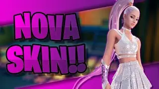 MOSTRANDO A *NOVA SKIN* ARIANA GRANDE & COMBOS | FORTNITE