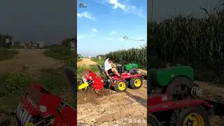 Mini Tractor Seeder Machine at Work 🚜🌱 | Smart Farming #MiniTractor #SeederMachine #ModernFarming