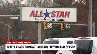 Flight cancellations causes issues for holiday travel