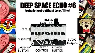 Deep Space Echo #6 - Circuit Bent Noise Synth, Extra Long Digital Delay | Product Demonstration